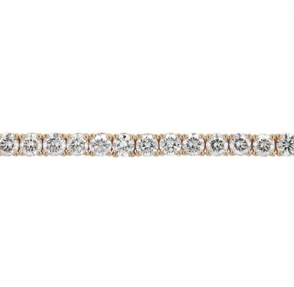 Luxury Diamond Tennis Bracelet in 18k Yellow Gold