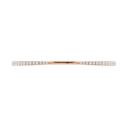 Diamond Claw Open Cuff Bangle in 14K/18K Solid Gold (1.00 CTW)