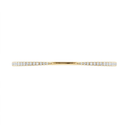 Diamond Claw Open Cuff Bangle in 14K/18K Solid Gold (1.00 CTW)