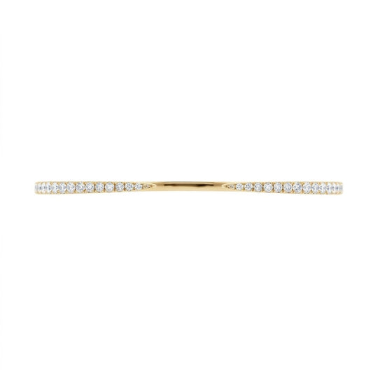 Diamond Claw Open Cuff Bangle in 14K/18K Solid Gold (1.00 CTW)