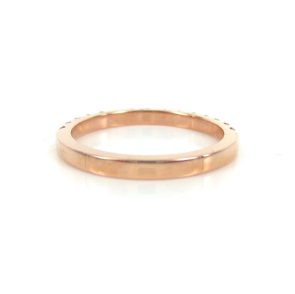 18K Rose Gold Light Pink Diamond Eternity Band (0.46ctw)