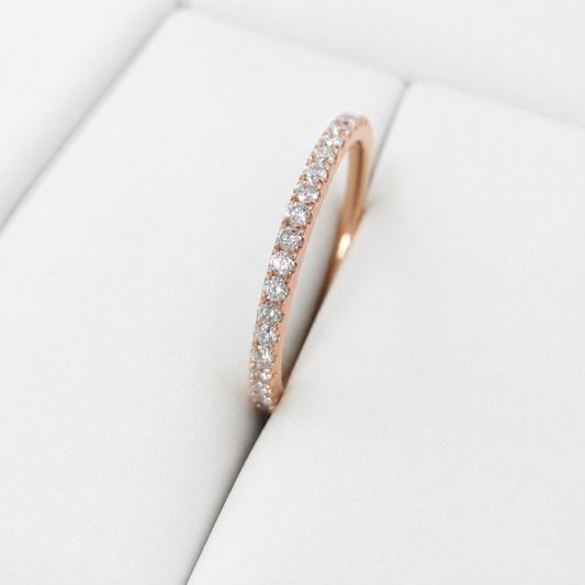 1.5mm Natural Diamond Full Eternity Band