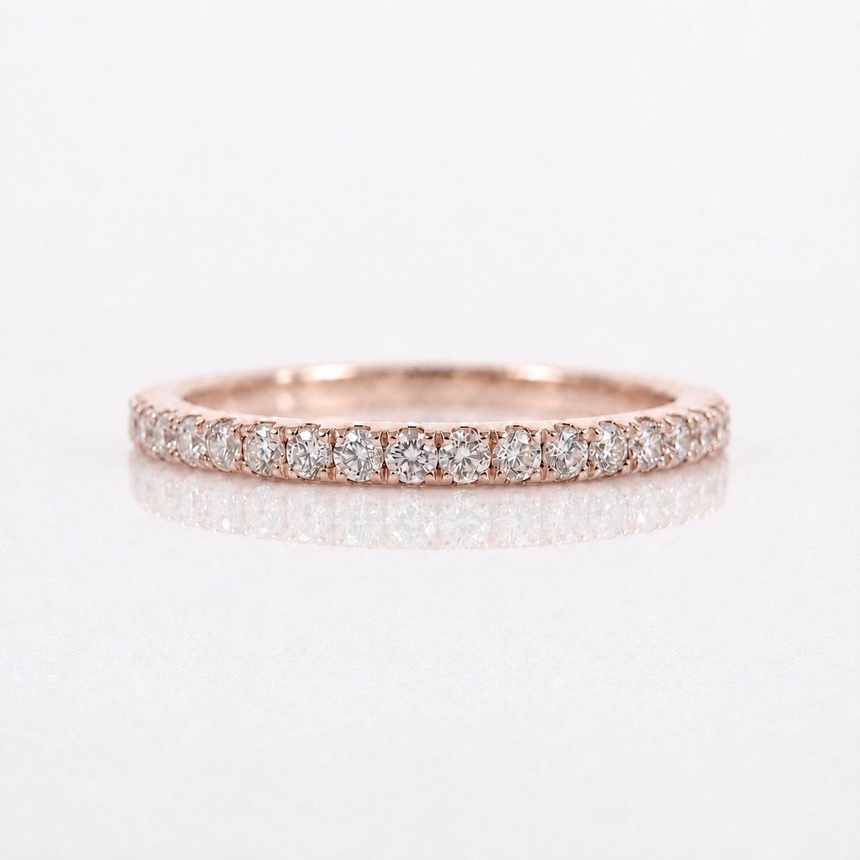 1.5mm Natural Diamond Full Eternity Band