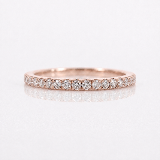 1.5mm Natural Diamond Full Eternity Band