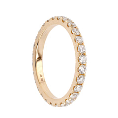 18K Rose Gold Earth Mined Diamond Eternity Band - 1.9mm