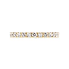 18K White Gold Earth Mined Diamond Eternity Band - 1.9mm