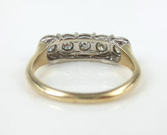 Late Victorian Five Stone Diamond Ring - 0.50cts T.W