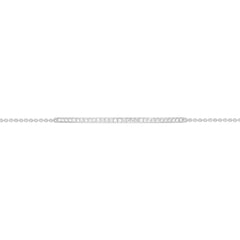 18K White Gold & Diamond Pavé Bar Bracelet
