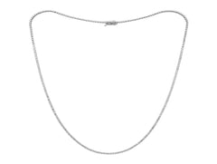 2.05cts Natural Diamonds Tennis Necklace -18K White Gold