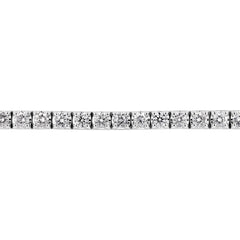 3.15cts Natural Diamond Tennis Bracelet - 18K White Gold