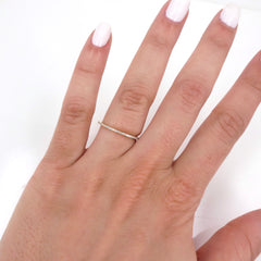 Micro Pavé Diamond Eternity Band - 18K Yellow Gold