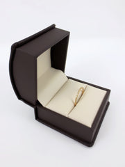 Fancy Yellow Diamond Micro Pave Half-eternity Band - 18K Gold