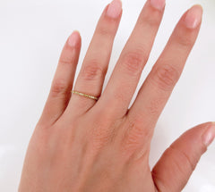 Fancy Yellow Diamond Micro Pave Half-eternity Band - 18K Gold