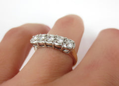 Late Victorian Five Stone Diamond Ring - 0.50cts T.W