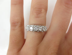 Late Victorian Five Stone Diamond Ring - 0.50cts T.W