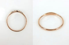 Seven Stones Graduated Champagne Diamond Ring - 18K Rose Gold