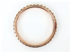 1.9mm Champagne Diamond Eternity Band - 18K Rose Gold