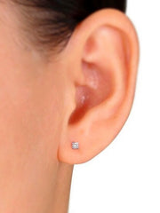 Diamond Stud Earrings - 14K Yellow Gold - 0.20cts T.W