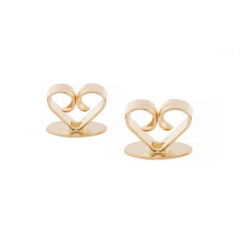 14K Yellow Gold Round-Cut Solitaire Diamond Stud Earrings - 0.22 ctw